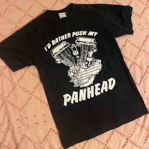 Vintage Panhead motorcycle tshirt SZ SMALL